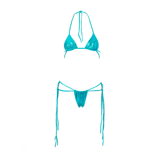 IBIZA TOP IN AQUA - BOTTOM