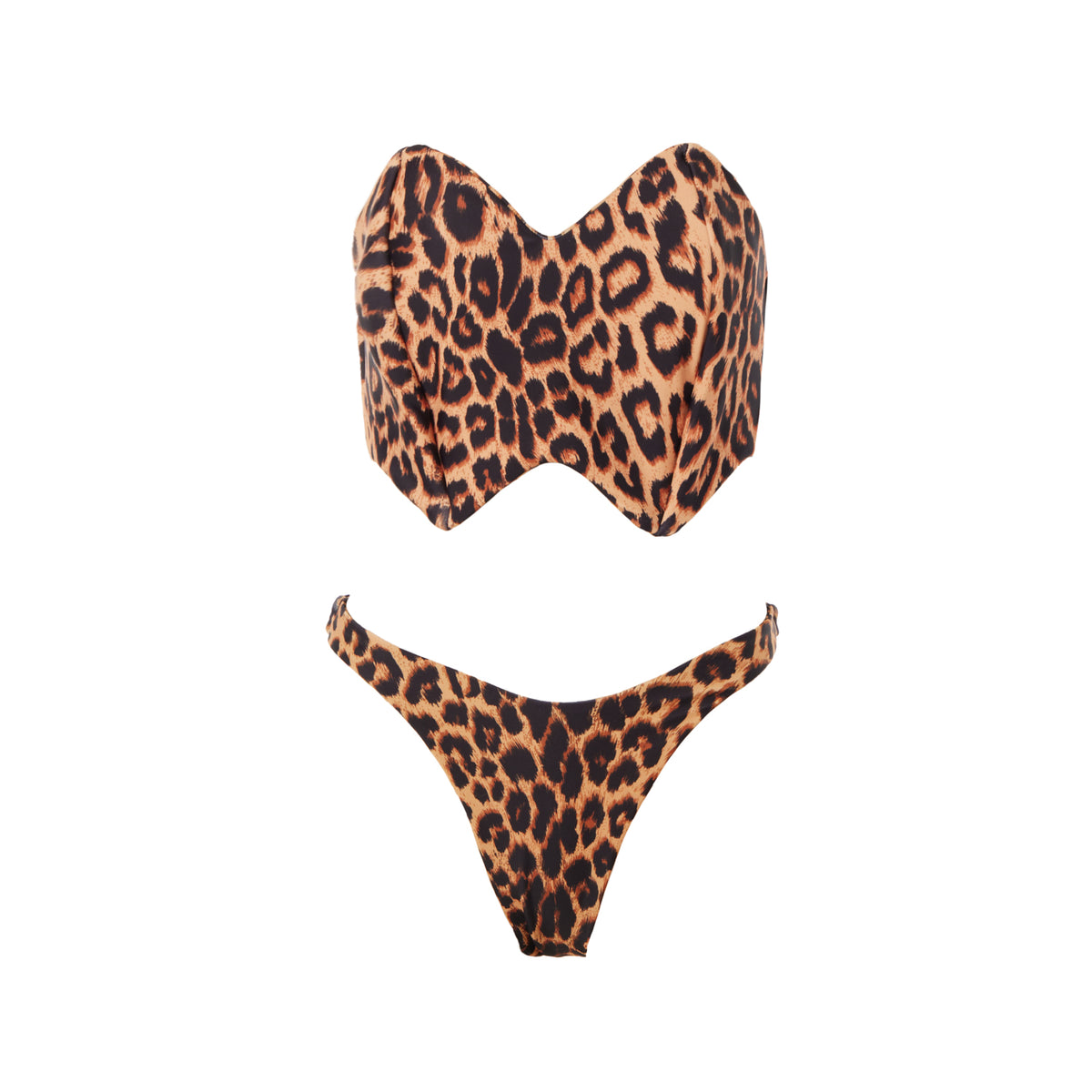 TAYLOR HIGH WAIST BOTTOMS - LEOPARD